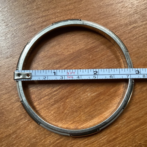 Coach Silver-tone Bangle Bracelet - Picture 9 of 9